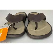 FLIP FLOP Thong Sandals Brown Size Men's 7 Women's 9 Skiff 2.0 by Soft Science