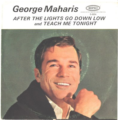 GEORGE MAHARIS--PICTURE SLEEVE ONLY--(AFTER THE LIGHTS GO DOWN LOW)---PS---PIC--
