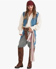 Costumes USA Jack Sparrow Pirate Costume for Adults, Standard Size, Includes ...