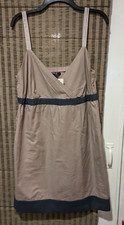 NWT Gap Dress Mauve/Gray Straps Pockets Size 14