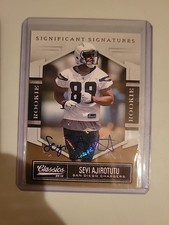 2010 Panini Classic Football Significant Signature Sevi Ajirotutu Auto 84/499