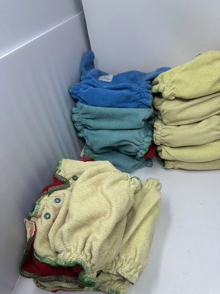 Огромный лот из 21+ экологически чистых тканевых чехлов для подгузников — прочтите описание — б/у - Изображение 4 из 4