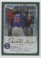 2011 Bowman Chrome Prospects Green X-Fractor Oswaldo Arcia #BCP113 0lc5