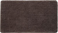 Teppich Badematte Rutschfest SaugfäHig Waschbar 70X120 Cm Braun FüR Badezimmer