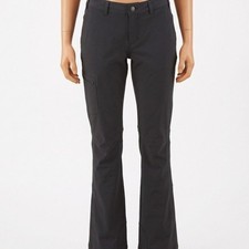 REI Women's Performance Hiking Pants 4 Long Black Cargo 4-Way Stretch Gorpcore