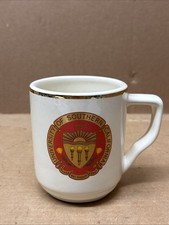 1970s UNIVERSITY OF SOUTHERN CALIFORNIA COFFEE MUG, LOS ANGELES, CA, VINTAGE NOS