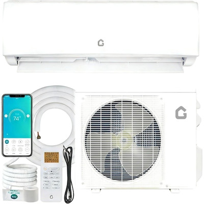 Garvee 11,500-BTU Mini Split AC & Heat Pump, Wi-Fi, 230V
