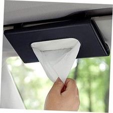 Car Tissue Holder, Upgraded Version Hanging Tissue Holder in Car, Premium PU