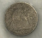 "No Date" Seated Liberty Dime - AG - About Good - 90% Silver