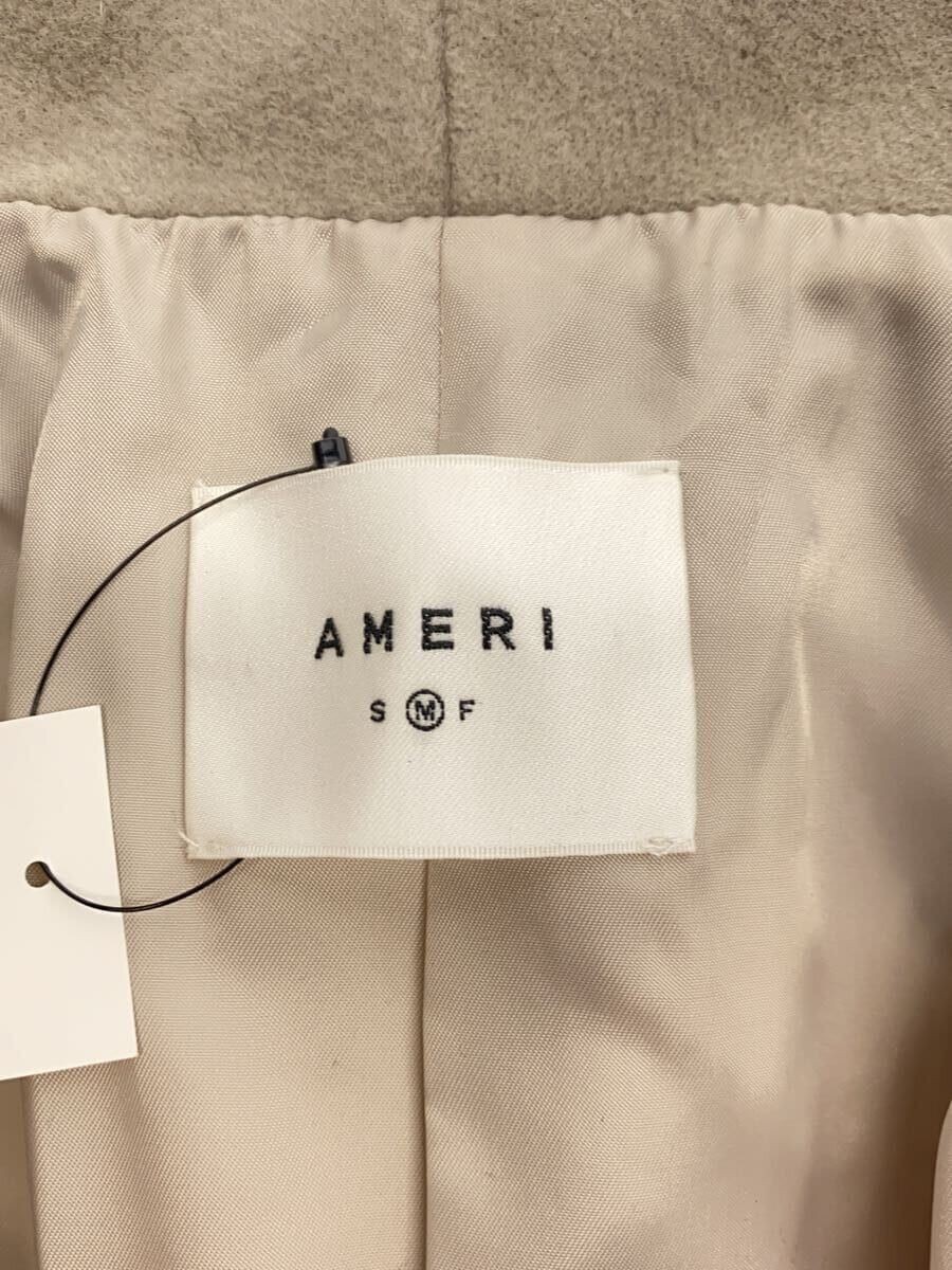 ALTRA B STONE altro CAPPOTTO RICAMO COLLO GRANDE M lana grigio tinta unita 01120750600