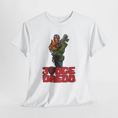 Judge Dredd Unisex Heavy Cotton Tee, Comic Book Shirt, Judge Dredd T-Shirt '' sty