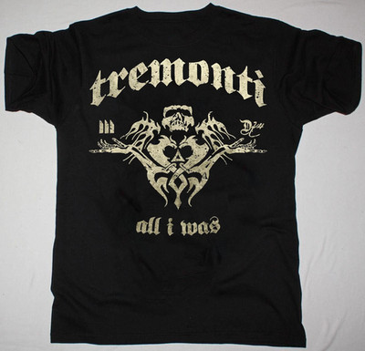 Tremonti Band All I Was Album Black Cotton T Shirt Full SiZe S-5XL