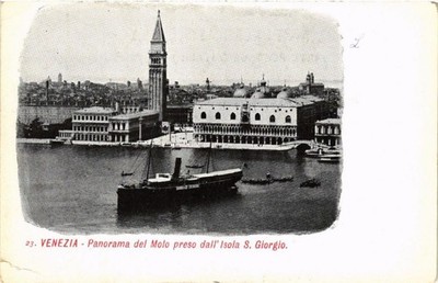 CPA VENEZIA Panorama del Molo preso dall'Isola S.Giorgio ITALIEN (524883)