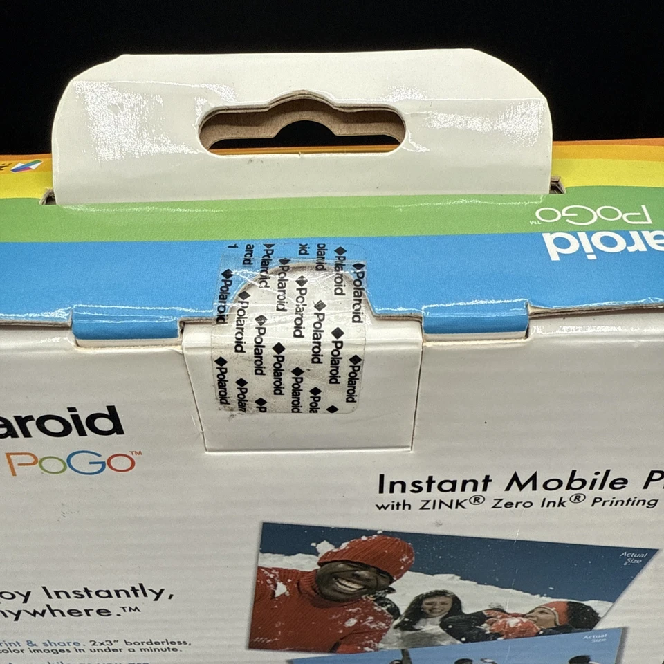 Polaroid CZA-20011B PoGo Instant Mobile Thermal Printer SEALED - Image 3 of 4
