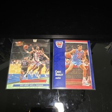 VINTAGE New Jersey Nets Fleer NBA Card Lot (2) Chris Morris Chris Dudley