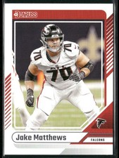 Jake Matthews 2024 Donruss #218 Atlanta Falcons