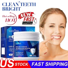 5PCS Teeth Whitening Powder Tea Coffee Smoking Stain Remover Tooth Deep Cleaning