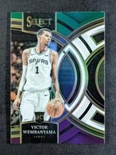 2023-24 Panini Select VICTOR WEMBANYAMA RC Premier Level Green White Purple #121