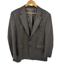 Lauren Ralph Lauren Men Wool Herringbone Blazer Sport Coat Jacket Size 42L