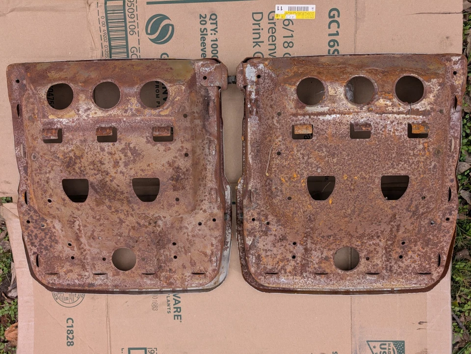 88 89 90 91 HONDA PRELUDE FRONT SEAT PAN AND SEAT RAIL SET WITH TRIM PIECES - Image 2 of 4