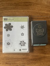 STAMPIN' UP Beautiful Stamp Set and Butterfly and Flower Punch Bundle