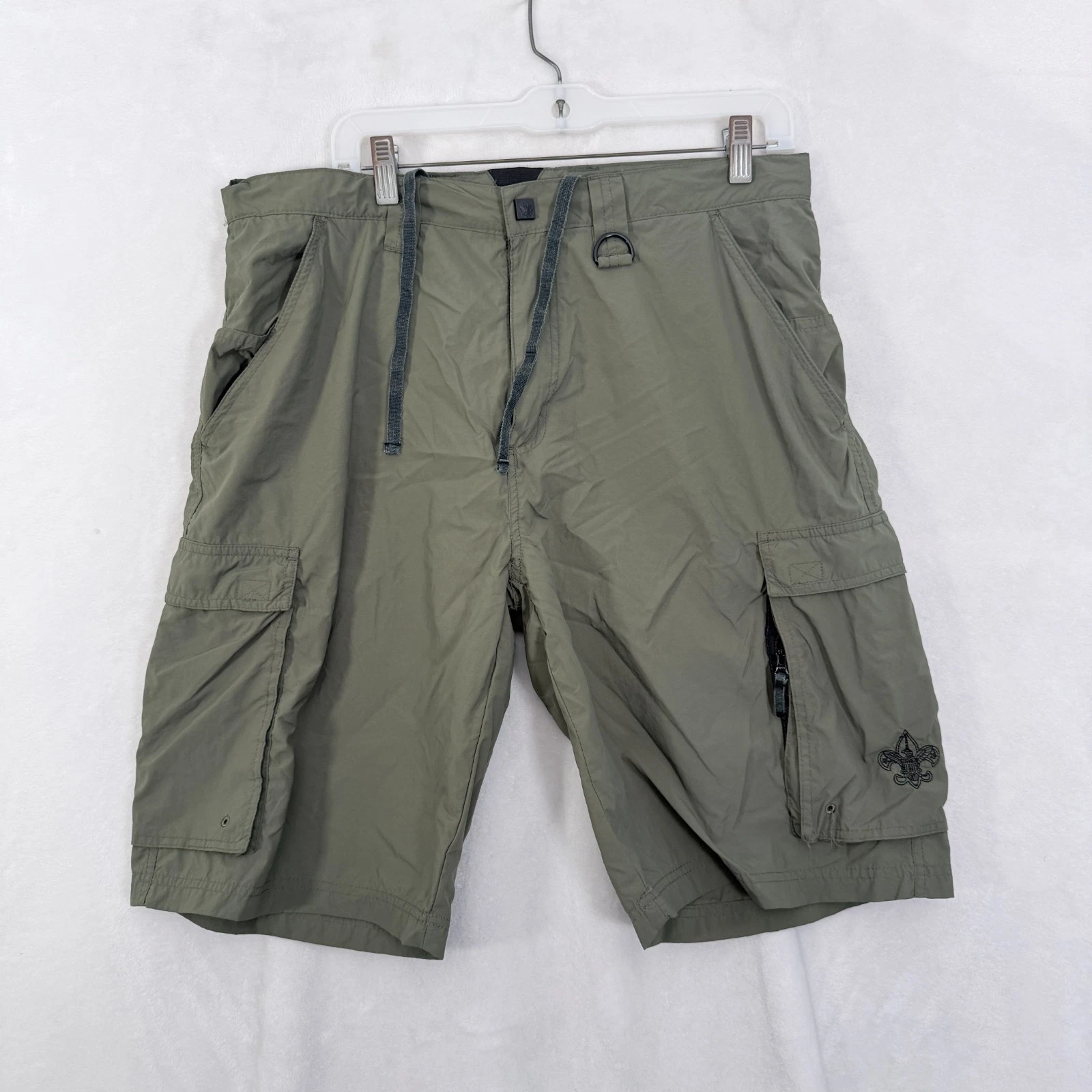 Boy Scouts Of America M 34 Green Nylon Performance Outdoor Hiking