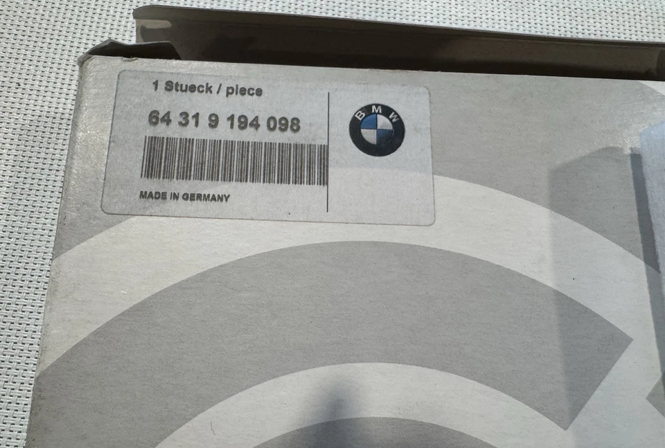 Filtro de aire cabina BMW X5 07-18 BMW 64319194098 Foto 2 de 3