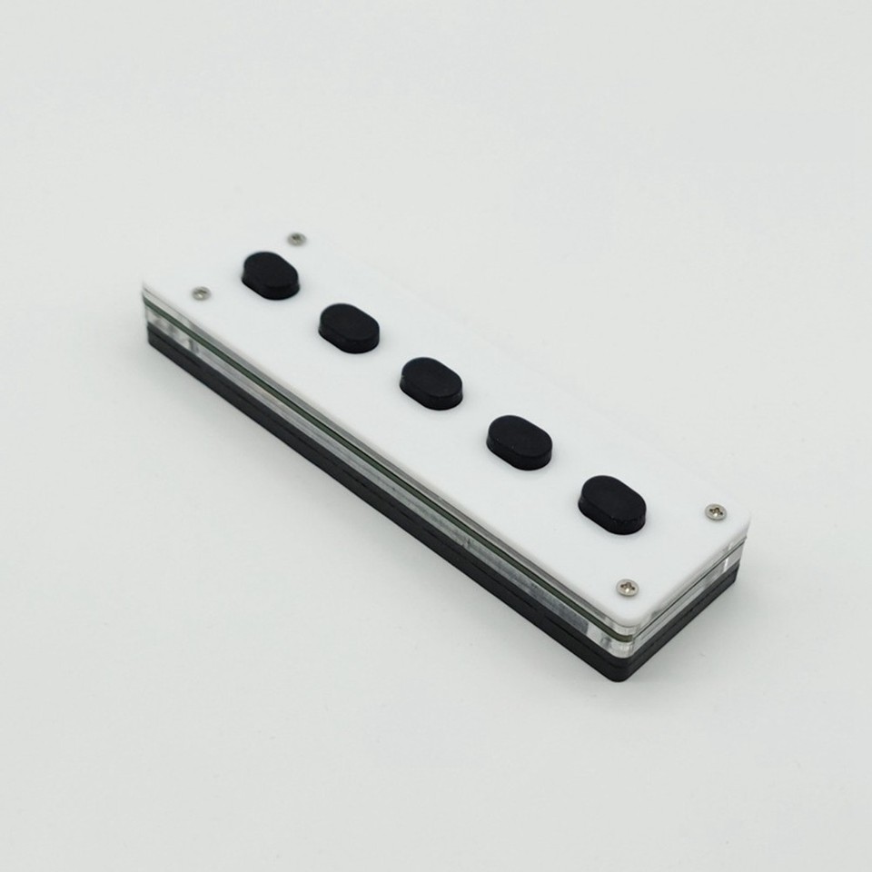 Silent Silicone Bluetooth Custom Programming Macro Keyboard 5-Keys ...