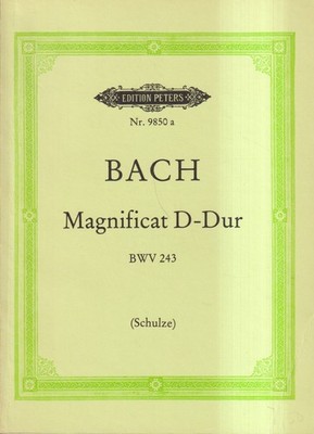 Noten: Bach, Magnificat D-Dur, BWV 243, Edition Peters Nr. 9850a, Klassik