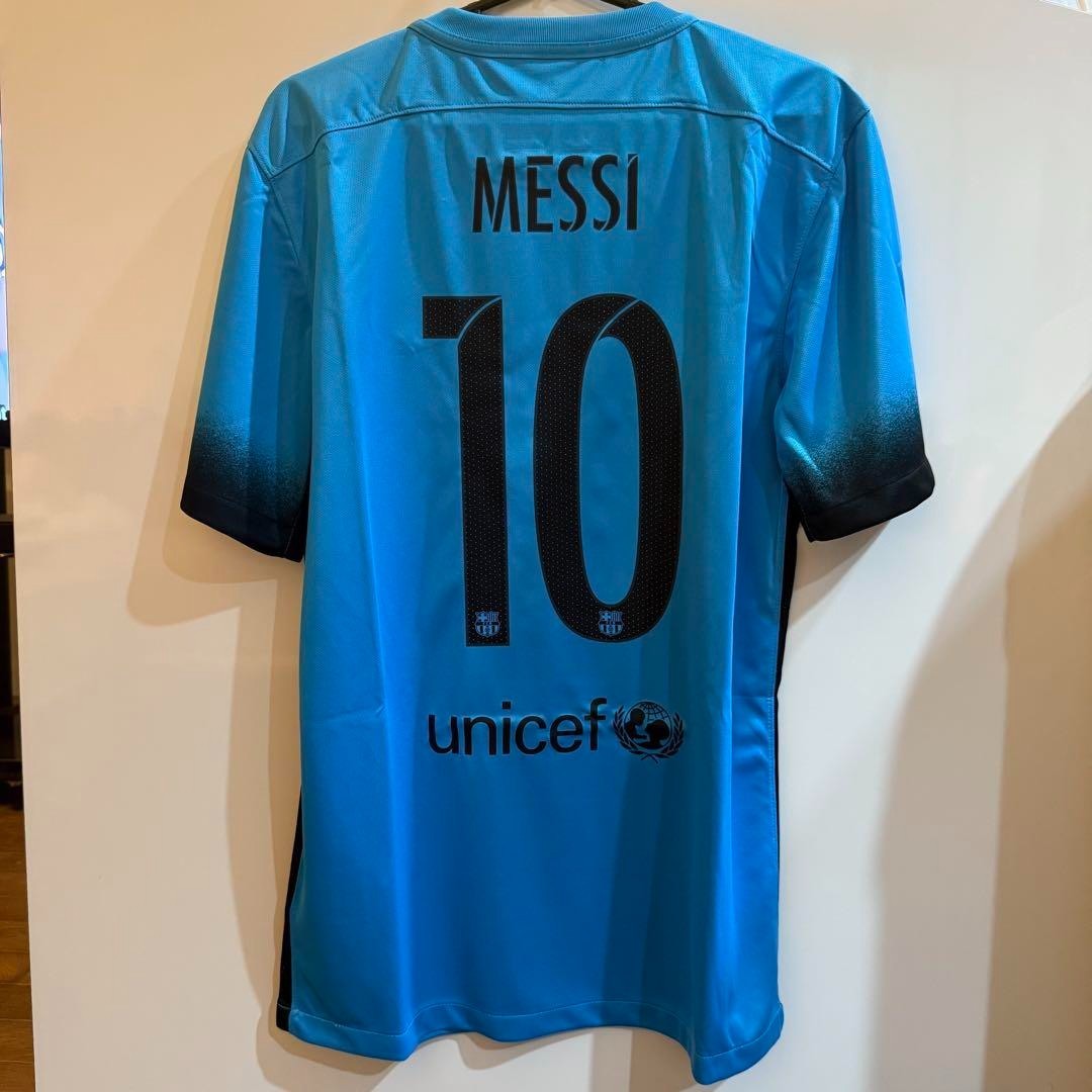 BNWT Messi #10 Barcelona 2015 2016 Third Jersey Original