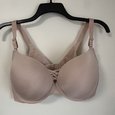 Torrid Curve Bra 40F Beige Padded Underwired Adjustable Straps 13973011 B22