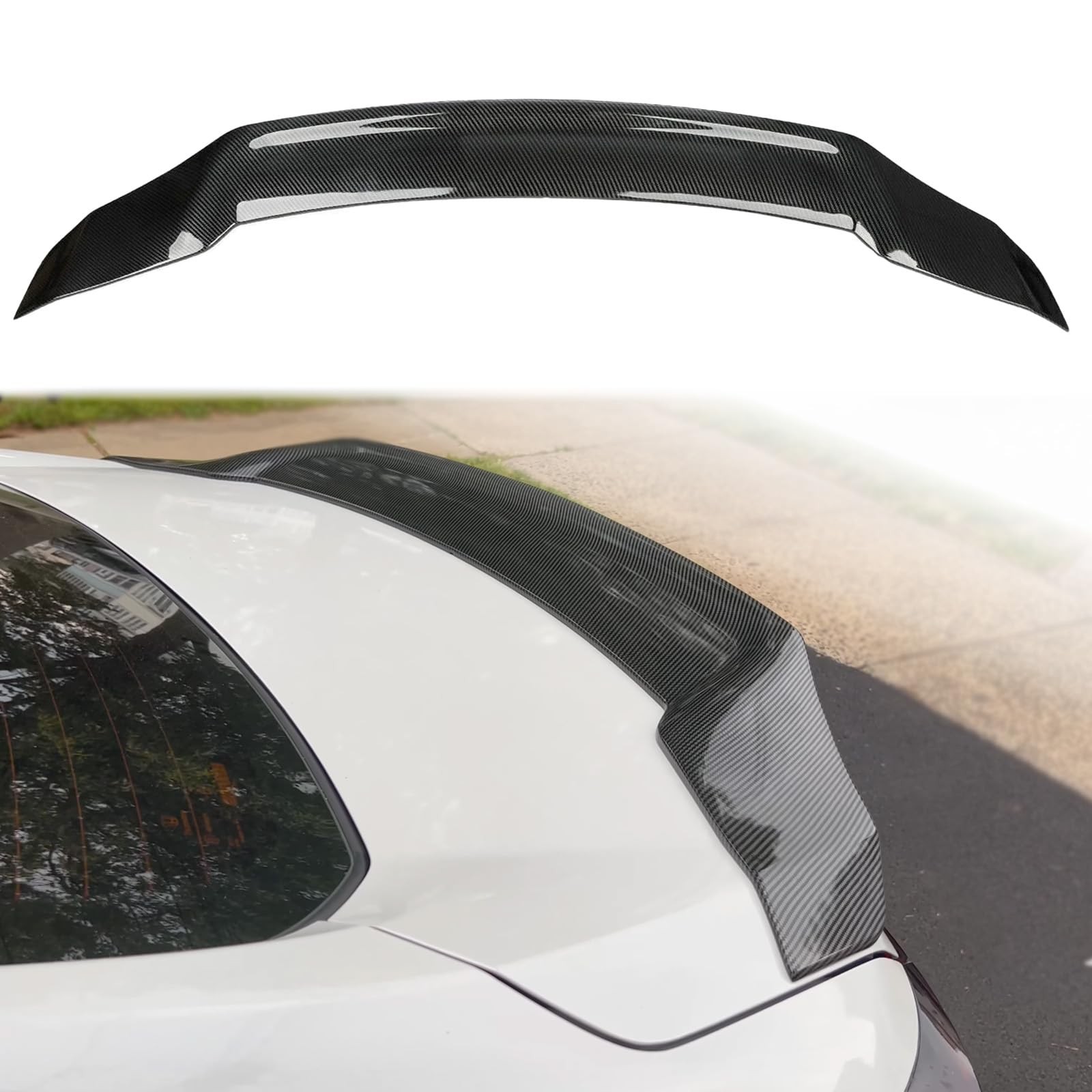 Rear Trunk Spoiler for Honda Accord 2018-2022 10th Gen R Style Carbon Fiber
