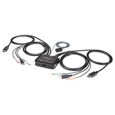 StarTech SV211DPUA4K 2 Port 4K60Hz DisplayPor...