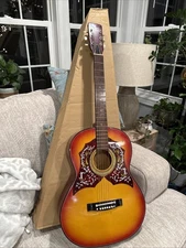 Vintage Hummingbird-Harmony,Global,Kay Hummingbird Red Burst MadeInKorea Amazing