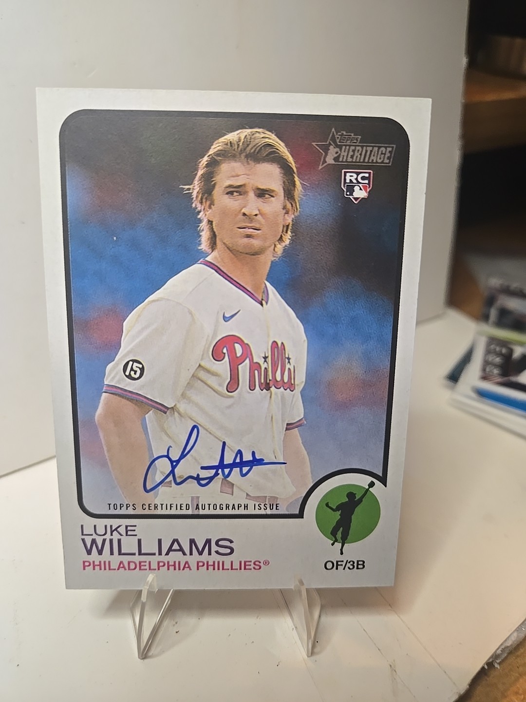 2022 Topps Heritage Real One Autographs Luke Williams Auto