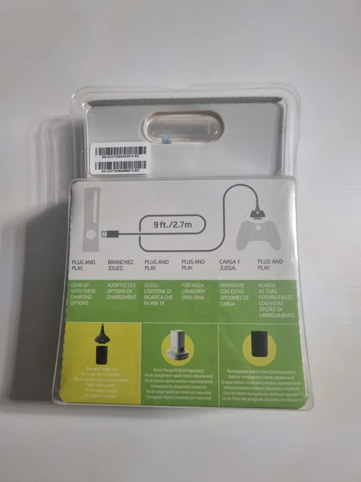 Official Xbox 360 Play And Charge Kit - New & Sealed - Image 2 of 4