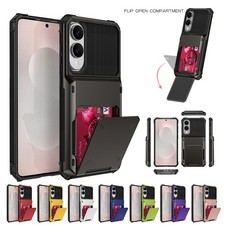 For Samsung Galaxy S26 Ultra S25 S24 S23 Shockproof Heavy Duty Card Holder Case