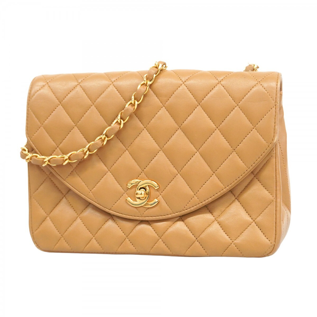 Chanel Lambskin Matelasse Chain Shoulder Bag 862745  