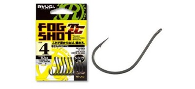 Ryugi Fog Shot Drop Shot Hook TC Coat 9pk