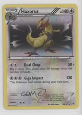Haxorus Reverse Foil Pokemon Black & White Noble Victories #88