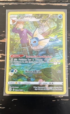 Vaporeon TG02/TG30 Swsh09: Brilliant Stars Trainer Gallery Holo