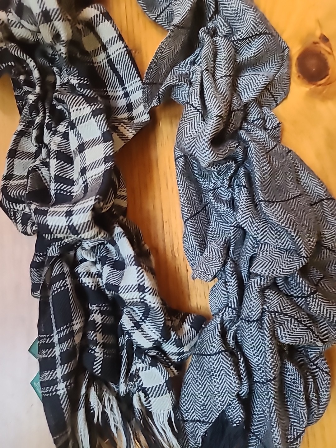 Ralph Lauren Lauren Patchwork Plaid Scrunchy Scar… - image 3