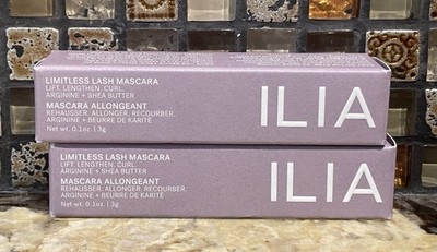 Bundle 2 ILIA Travel Size Limitless Lash Mascara 0.1oz/3g NIB
