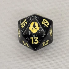 Mtg Avatar: The Last Airbender Spindown Die - Magic the Gathering d20 - Black