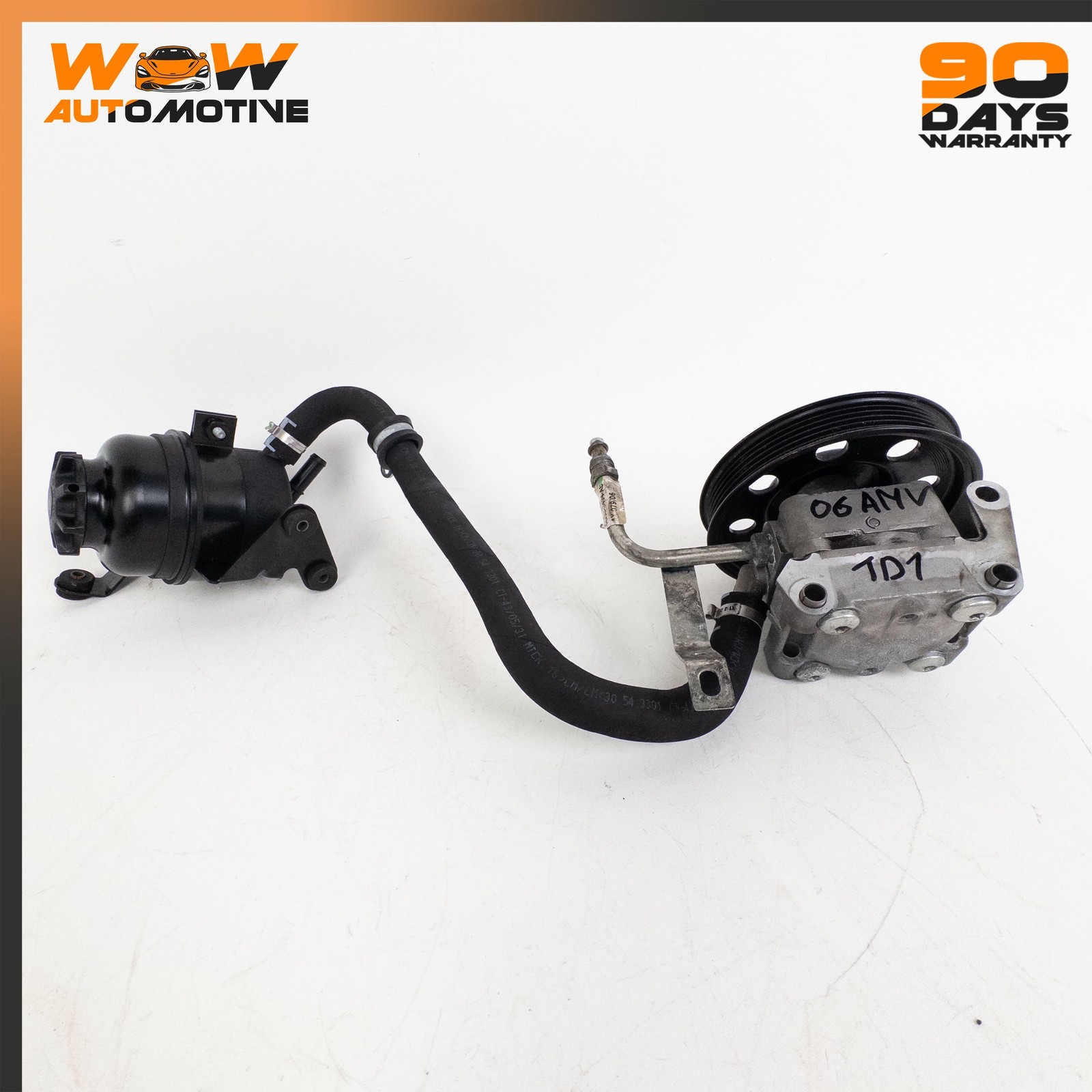 06-16 ASTON MARTIN V8 VANTAGE STEERING PUMP RESERVOIR TANK BOTTLE HOSE SET OEM