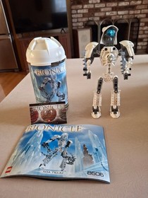 2004 Bionicle Toa Metru Set of 6: 8601-8606 w/Cans, Instructions & Kanoka Cards