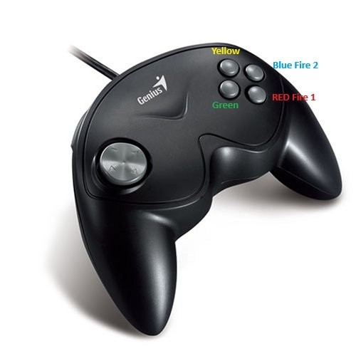 CD32 Controller / Gamepad Replacement for Commodore Amiga - 7 Button Support