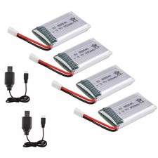 4 3.7V 600mAh Lipo battery 25C XH2.54 Plug For Syma X5c X5c-1 X5 RC Quadcopter