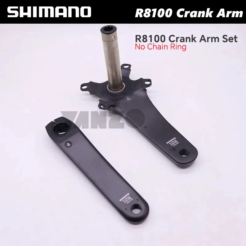 Brazo de manivela Shimano Ultegra R8100 12 velocidades 165/170/172,5/175 mm sin plato-OE Foto 2 de 4