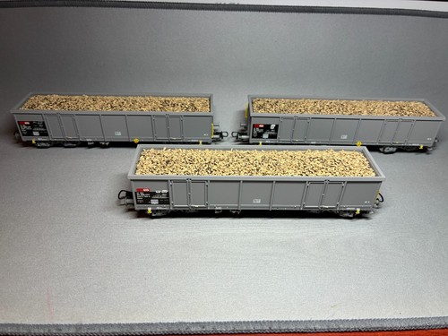 Roco 3x (aus Set 51296) SBB CFF Hochbordwagen  Eaos DC ohne OVP Spur H0 | Condition: Gebraucht